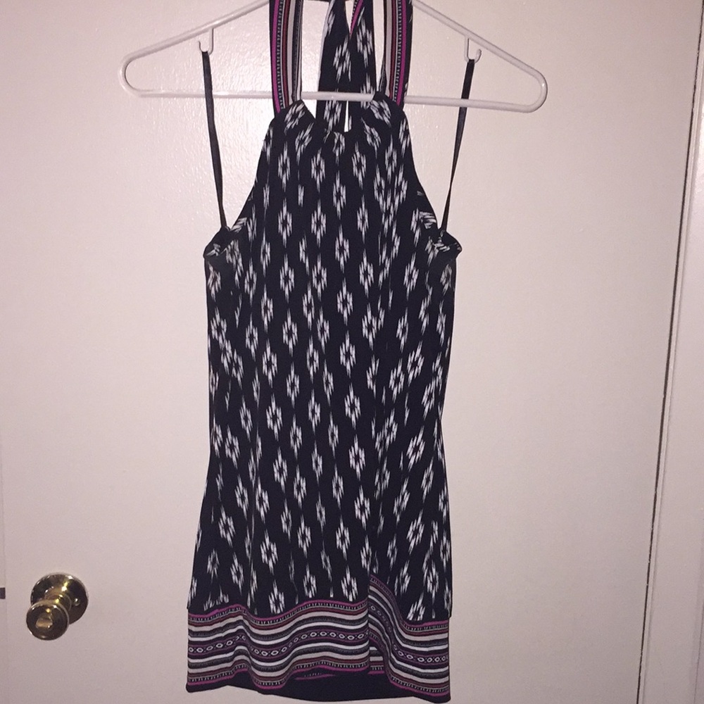 White House black market Aztec halter top